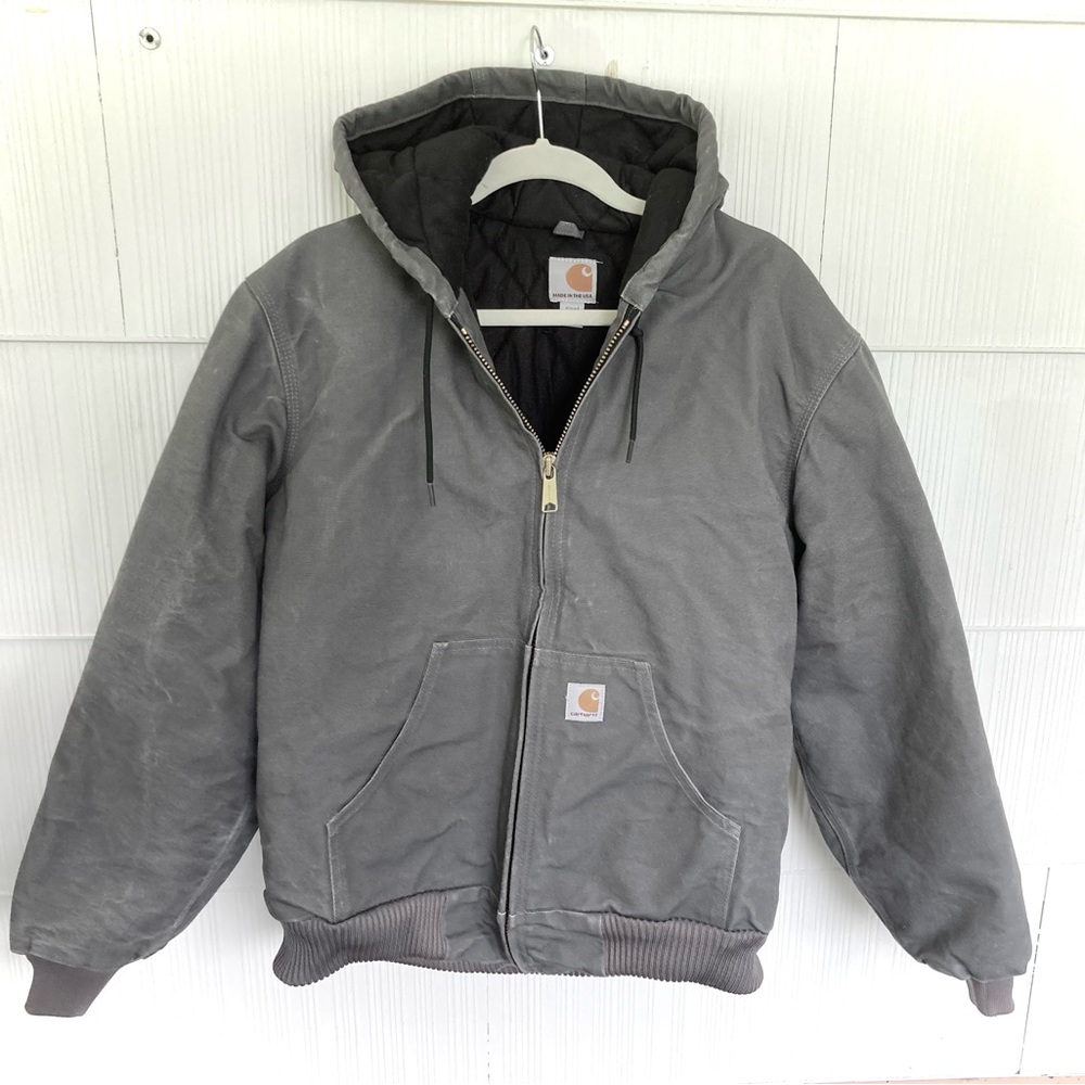 Carhartt Men's Charcoal Hooded Performance Jacket